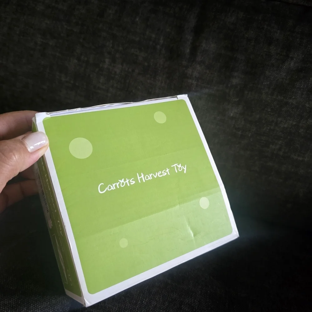 Interactive Wooden Carrot Game for Kids